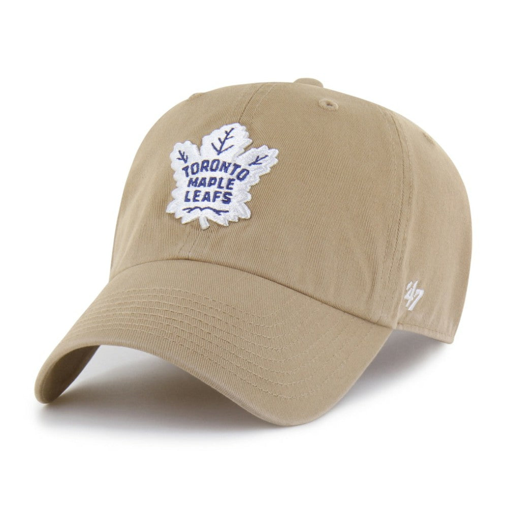 Toronto Maple Leafs '47 Logo Clean Up Adjustable Hat Khaki