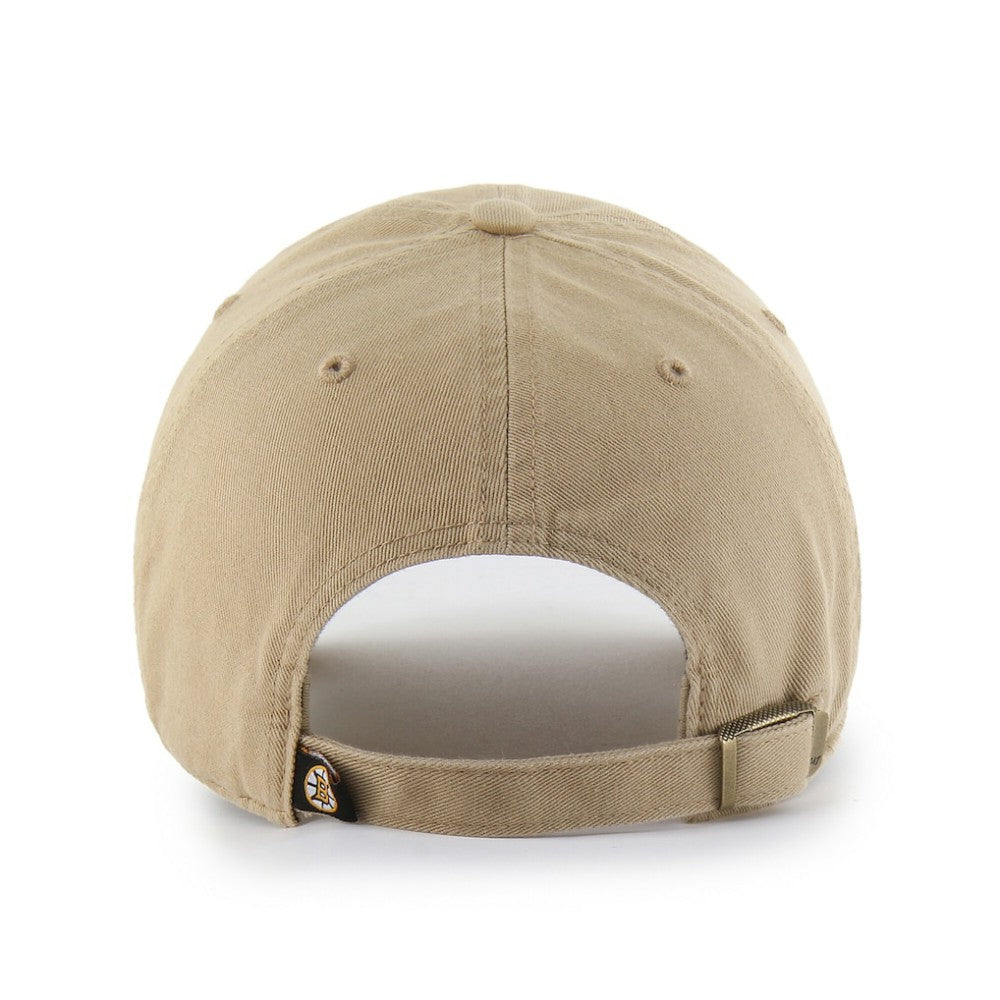 Boston Bruins '47 Logo Clean Up Adjustable Hat Khaki