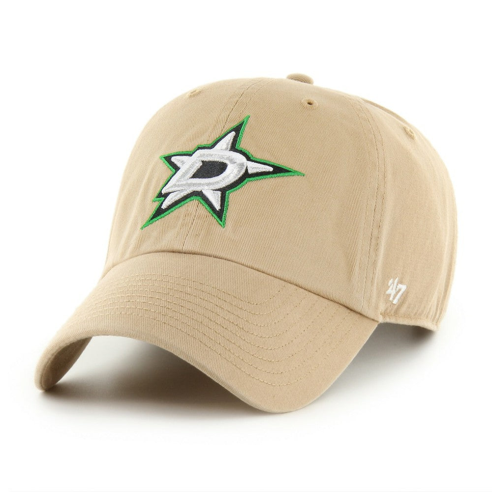 Dallas Stars '47 Logo Clean Up Adjustable Hat Khaki