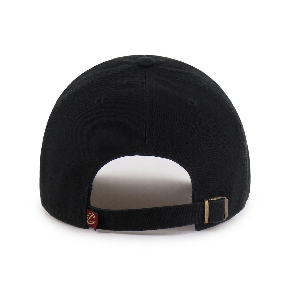 Cleveland Cavaliers '47 Black on Black Clean Up Adjustable Hat | 47 brand on sale