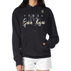 Vegas Golden Knights G-III 4Her by Carl Banks Shadow Logo Fleece Pullover Hoodie Black