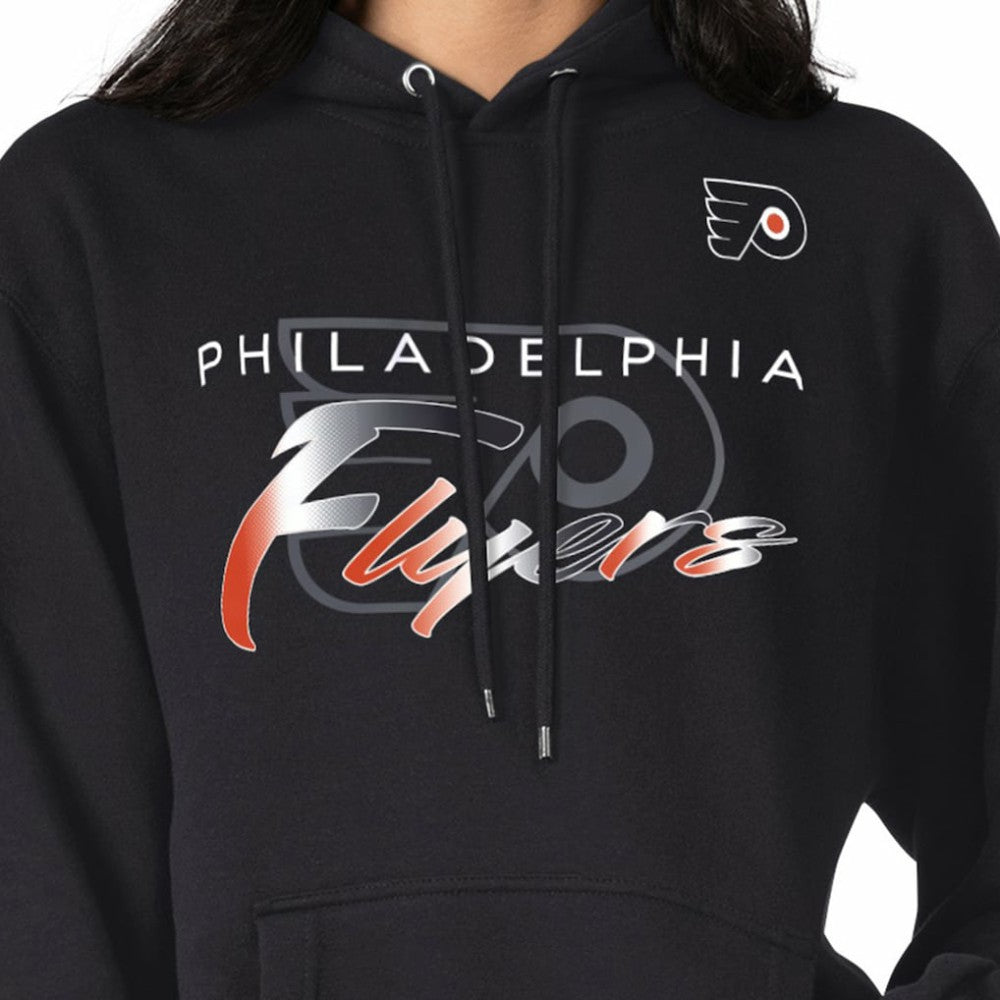 Philadelphia Flyers G-III 4Her by Carl Banks Shadow Logo Fleece Pullover Hoodie Black
