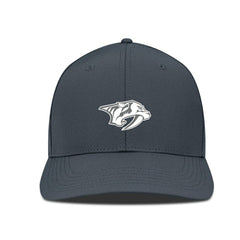 Nashville Predators Levelwear Rise Slate & Snow Structured Flex Hat Charcoal