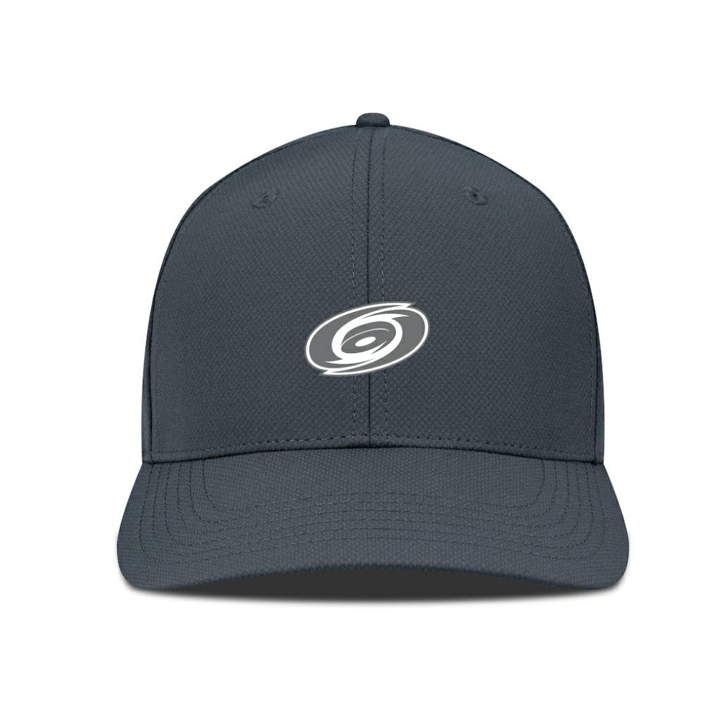 Carolina Hurricanes Levelwear Rise Slate & Snow Structured Flex Hat Charcoal
