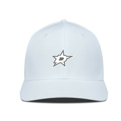 Dallas Stars Levelwear Rise Slate & Snow Structured Flex Hat White