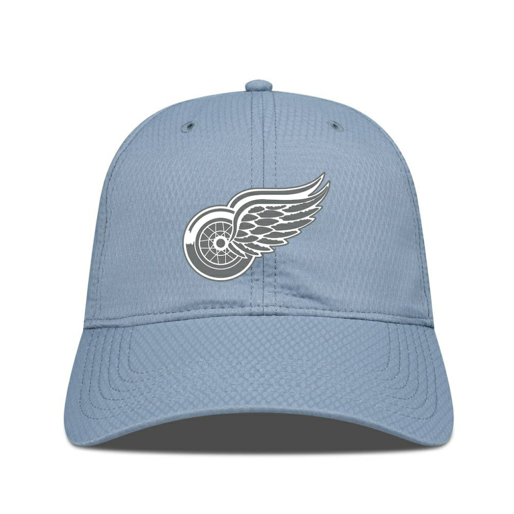 Detroit Red Wings Levelwear Matrix Slate & Snow Unstructured Adjustable Hat Blue