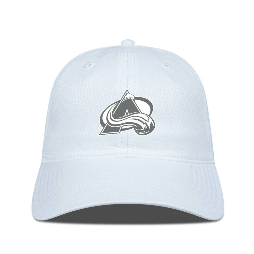 Colorado Avalanche Levelwear Matrix Slate & Snow Unstructured Adjustable Hat White