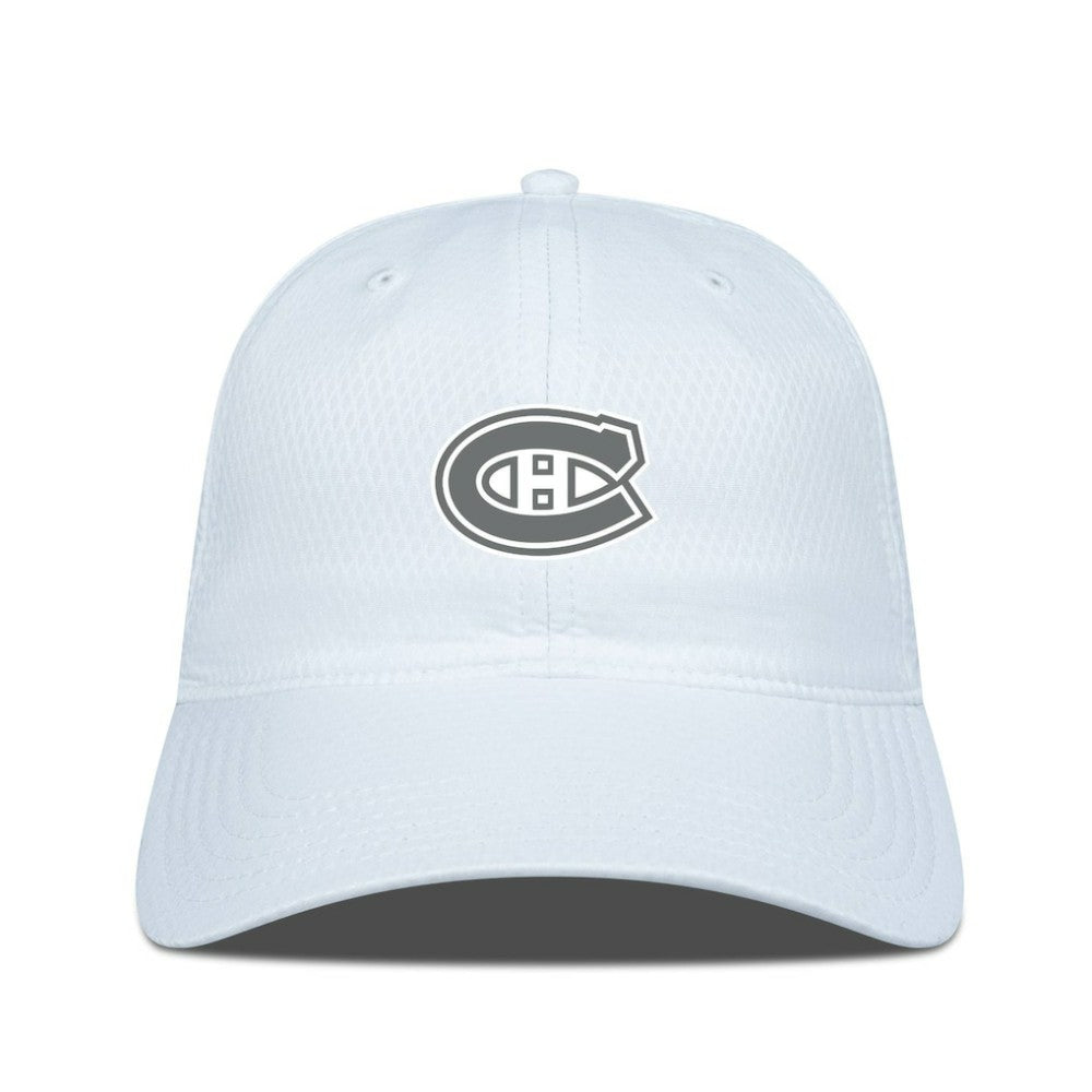 Montreal Canadiens Levelwear Matrix Slate & Snow Unstructured Adjustable Hat White