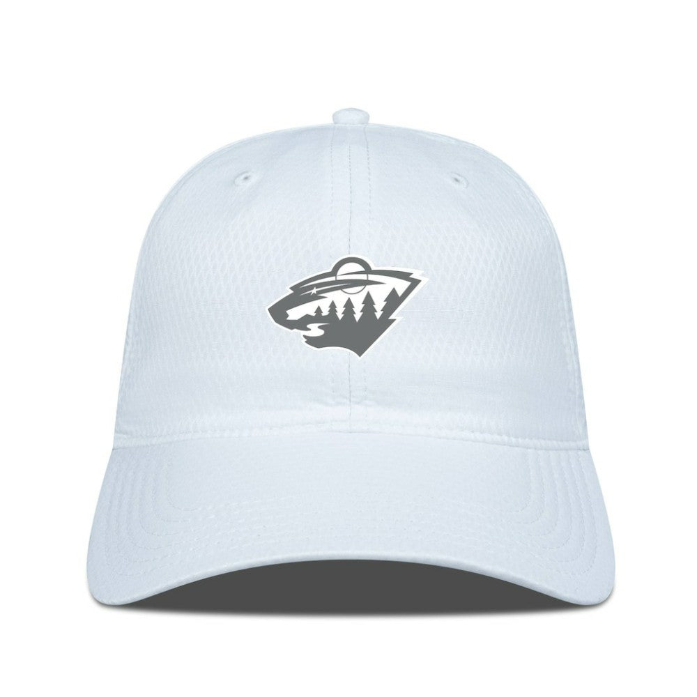 Minnesota Wild Levelwear Matrix Slate & Snow Unstructured Adjustable Hat White