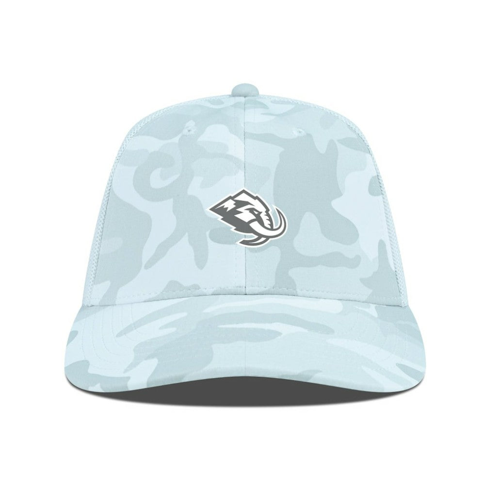 Utah Mammoth Levelwear Clash Slate & Snow Meshback Flex Hat Camo