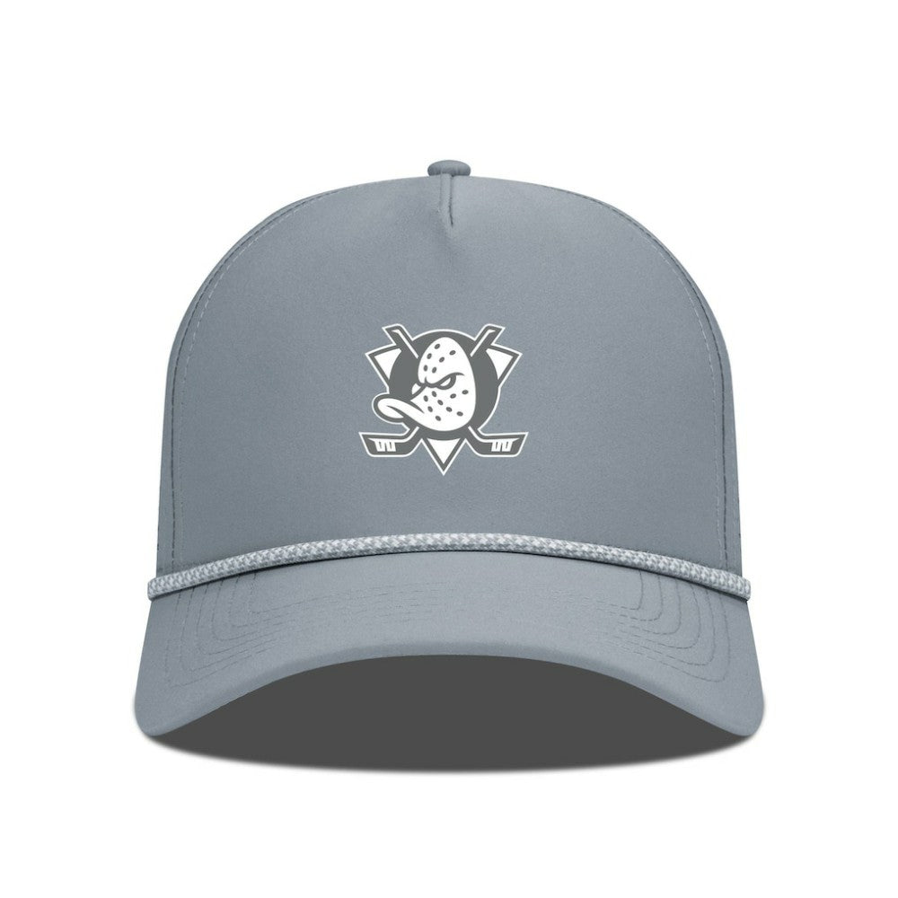 Anaheim Ducks Levelwear Gordon Slate & Snow Rope Adjustable Hat Gray