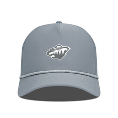 Minnesota Wild Levelwear Gordon Slate & Snow Rope Adjustable Hat Gray