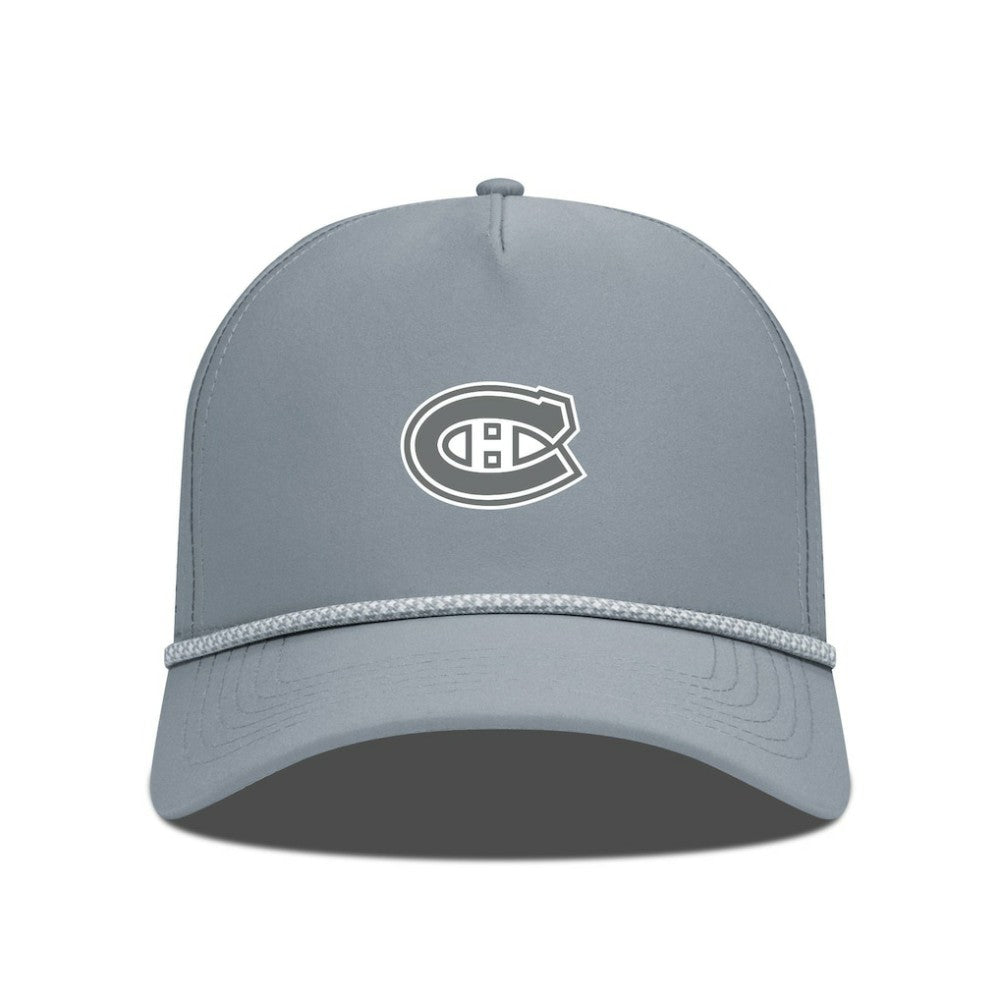 Montreal Canadiens Levelwear Gordon Slate & Snow Rope Adjustable Hat Gray