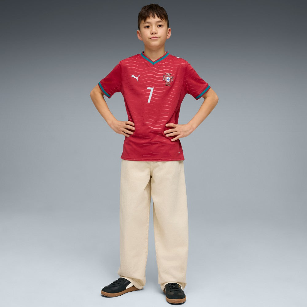 Cristiano Ronaldo Portugal National Team Youth 2026 Home Replica Jersey - Red | Puma outlet