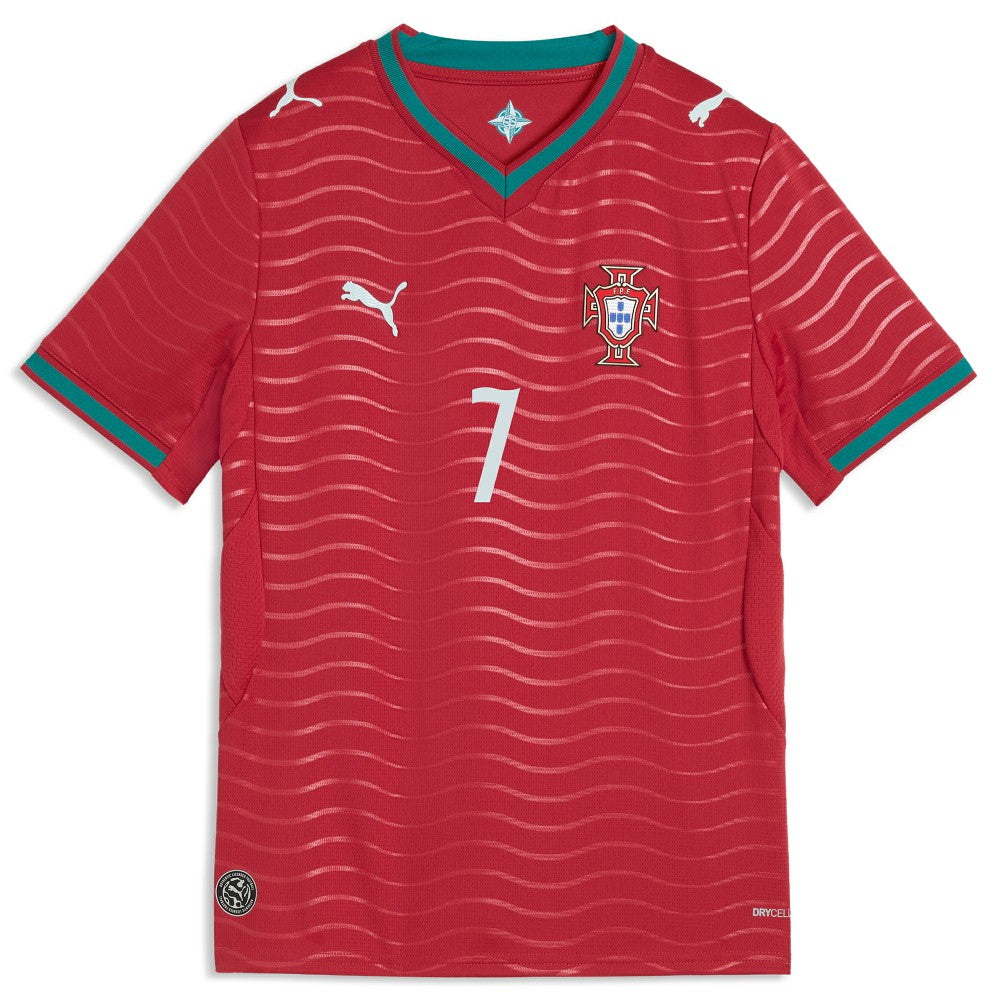 Cristiano Ronaldo Portugal National Team Youth 2026 Home Replica Jersey - Red | Puma outlet
