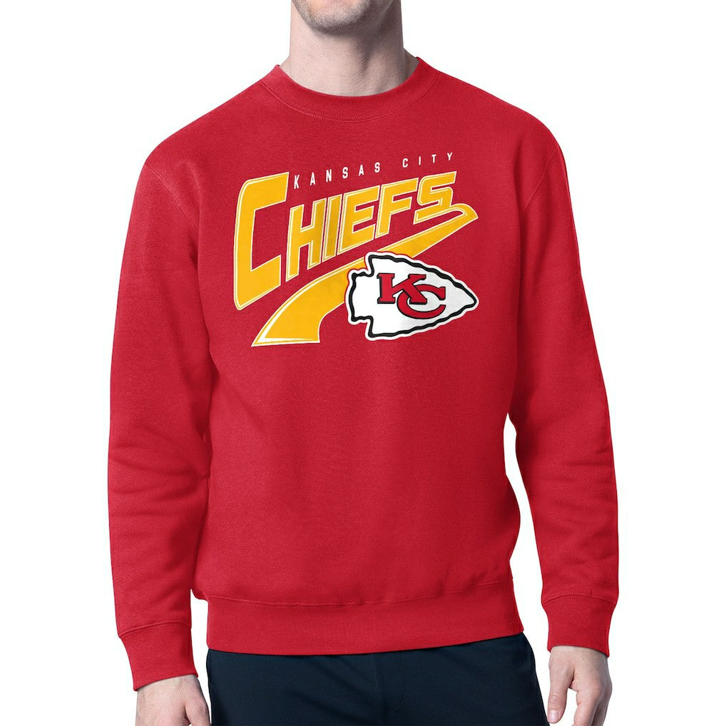Kansas City Chiefs Starter Modern Tailsweep Fleece Sweatshirt - Red discount