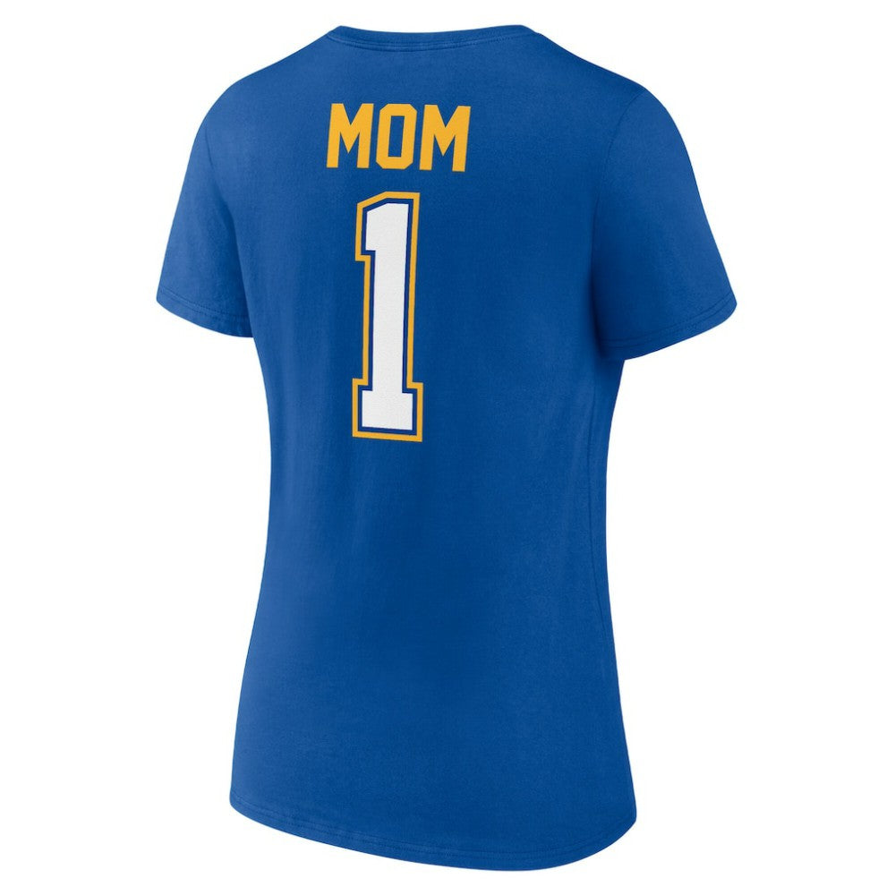 Buffalo Sabres Women's Mother's Day V-Neck T-Shirt Royal