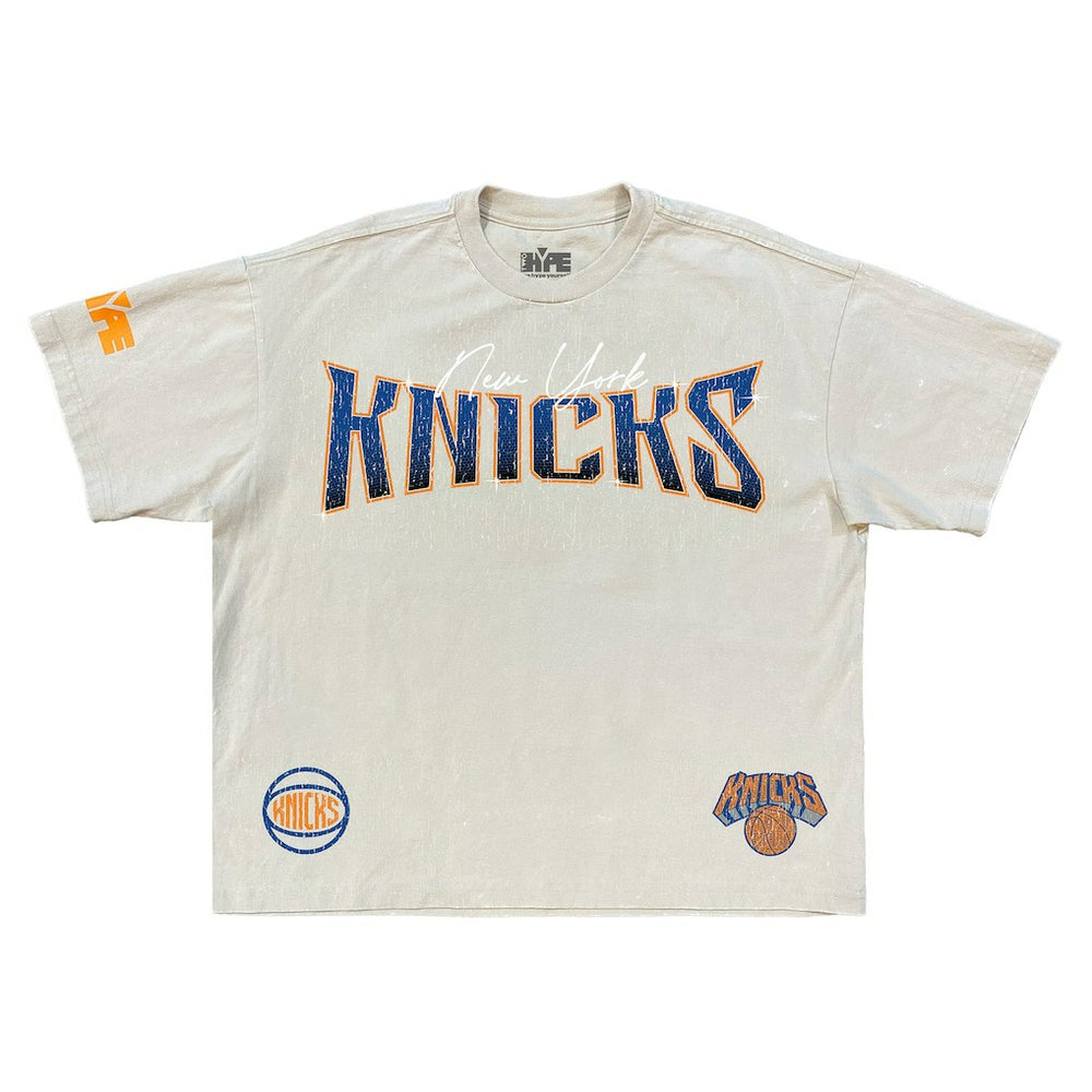 New York Knicks Legend Row Collection Premium T-Shirt - Cream on sale