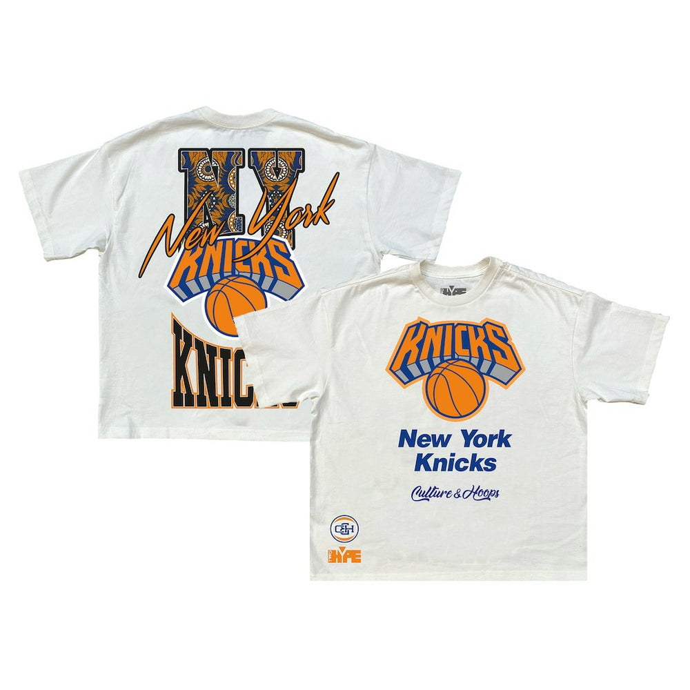 New York Knicks Team City Collection Premium T-Shirt - Cream shop