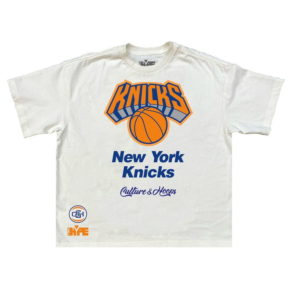 New York Knicks Team City Collection Premium T-Shirt - Cream shop