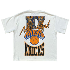 New York Knicks Team City Collection Premium T-Shirt - Cream shop
