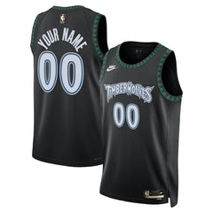 Minnesota Timberwolves Unisex Swingman Custom Jersey - Classic Edition - Black | Nike for sale