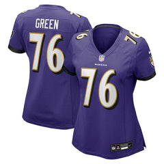 Kenyon Green Baltimore Ravens Women's Team Game Jersey - Purple | Nike sale