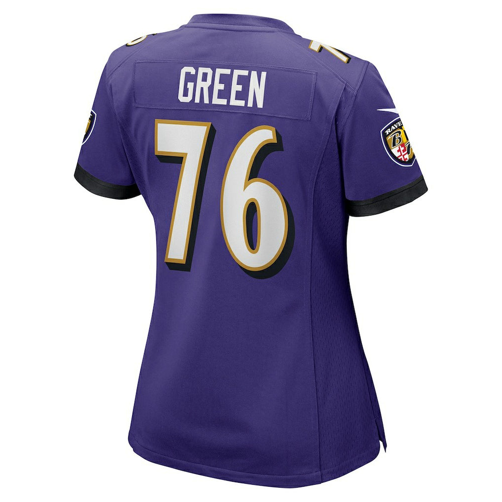 Kenyon Green Baltimore Ravens Women's Team Game Jersey - Purple | Nike sale