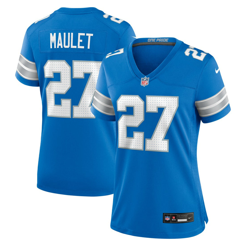 Arthur Maulet Detroit Lions Women's Team Game Jersey - Blue | Nike on sale