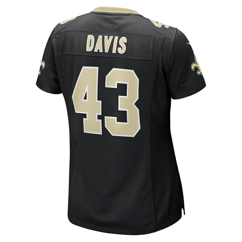 Michael Davis New Orleans Saints Women's Team Game Jersey - Black | Nike discount