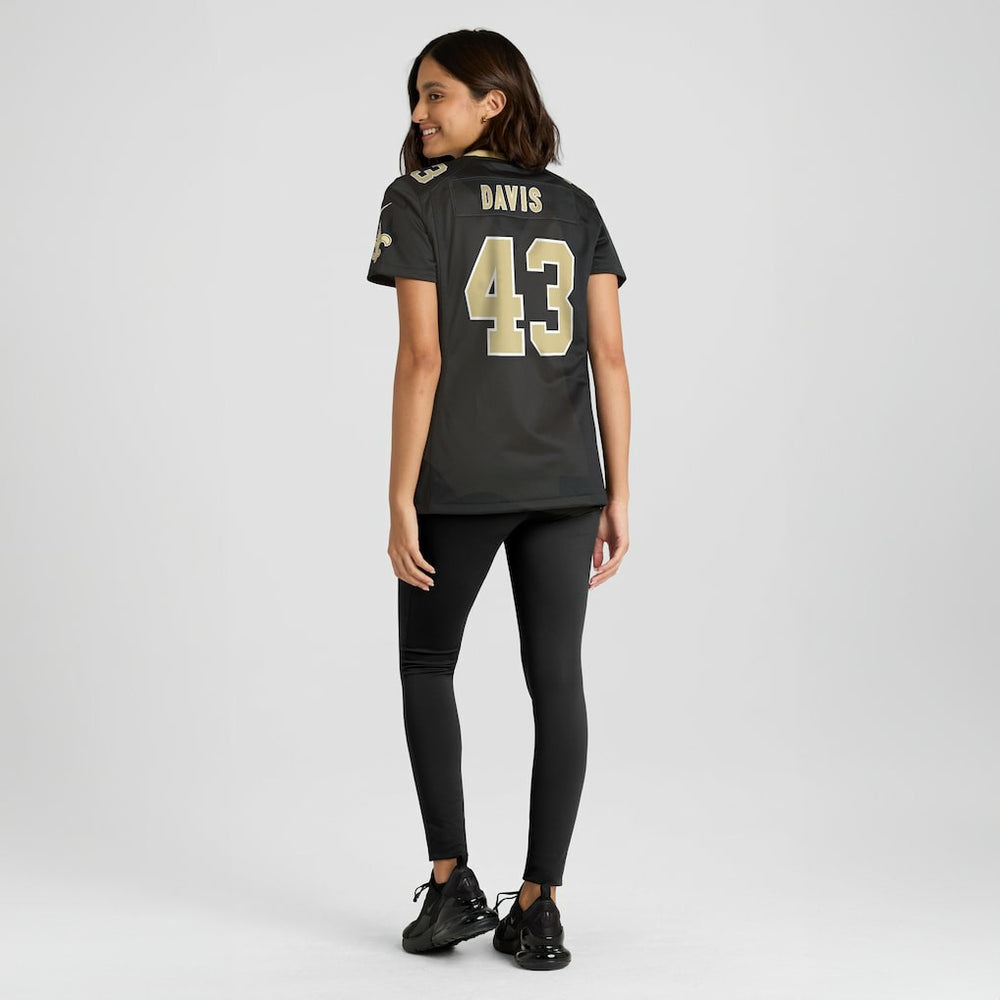 Michael Davis New Orleans Saints Women's Team Game Jersey - Black | Nike discount