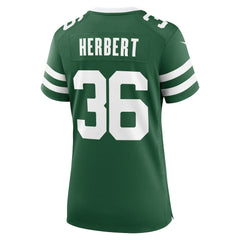 Khalil Herbert New York Jets Women's Team Game Jersey - Legacy Green | Nike on sale