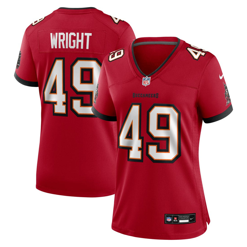 Owen Wright Tampa Bay Buccaneers Women's Team Game Jersey - Red | Nike outlet