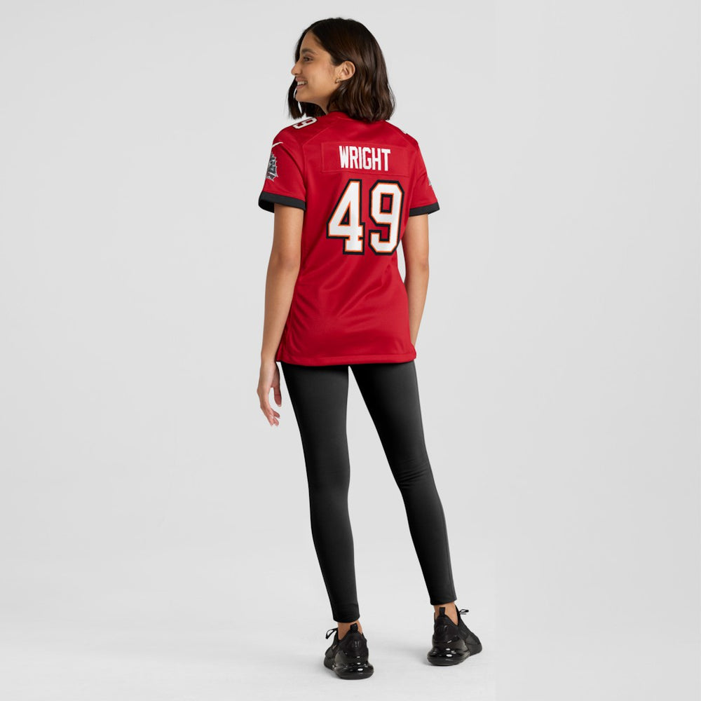 Owen Wright Tampa Bay Buccaneers Women's Team Game Jersey - Red | Nike outlet