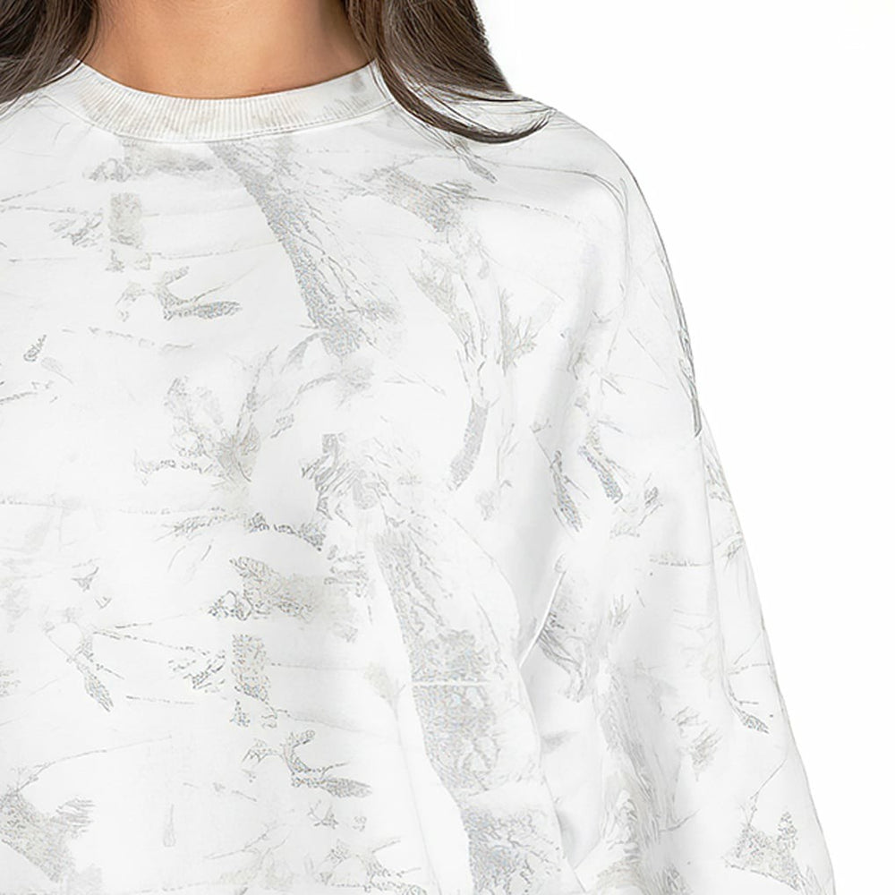 Buffalo Bills Gameday Couture Women's Whiteout Oversized Premium Fleece Sweatshirt - Arctic Camo online