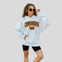 Washington Commanders Gameday Couture Women's Fan Edition Premium Weight Hoodie - Ash sale