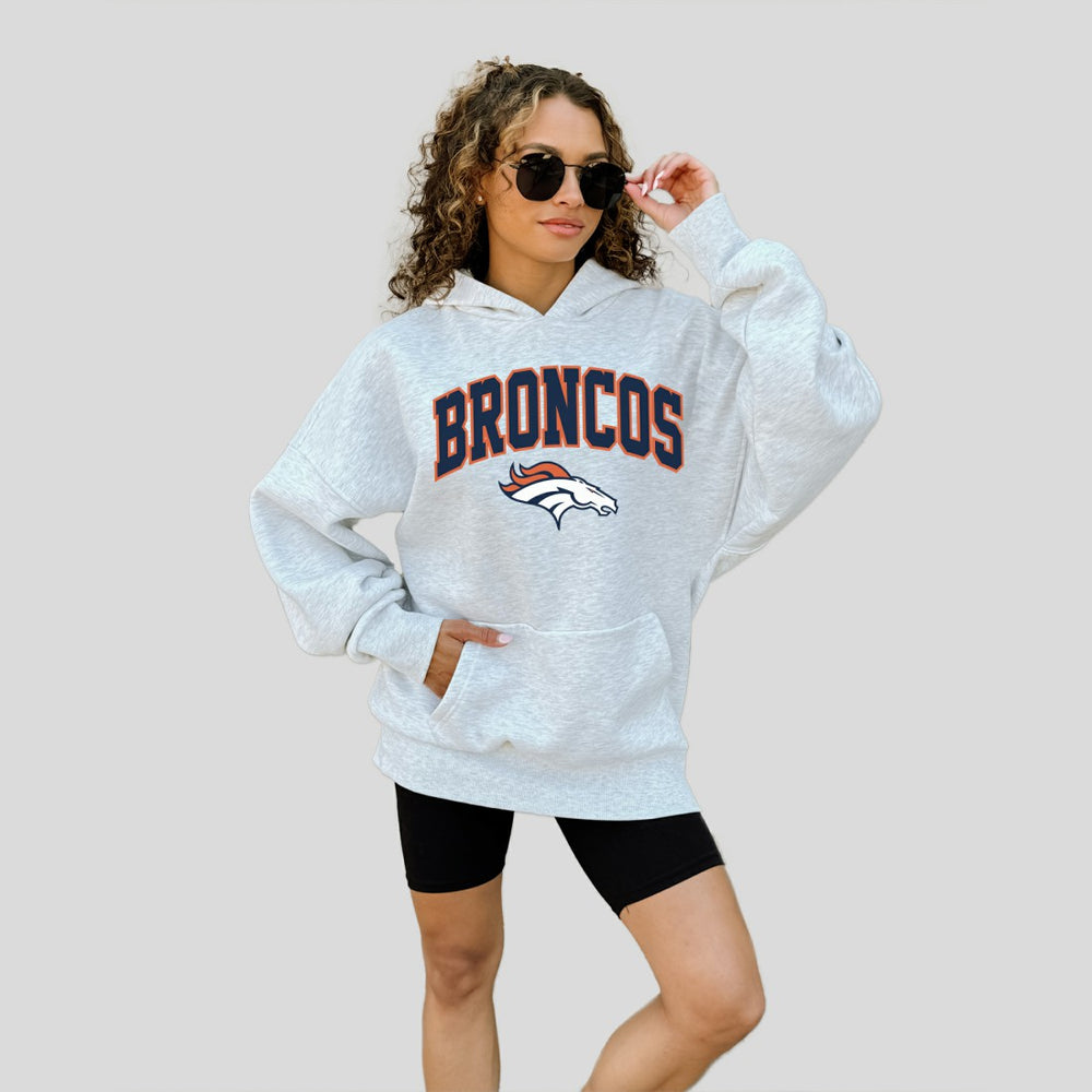 Denver Broncos Gameday Couture Women's Fan Edition Premium Weight Hoodie - Ash online