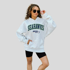 Seattle Seahawks Gameday Couture Women's Fan Edition Premium Weight Hoodie - Ash online
