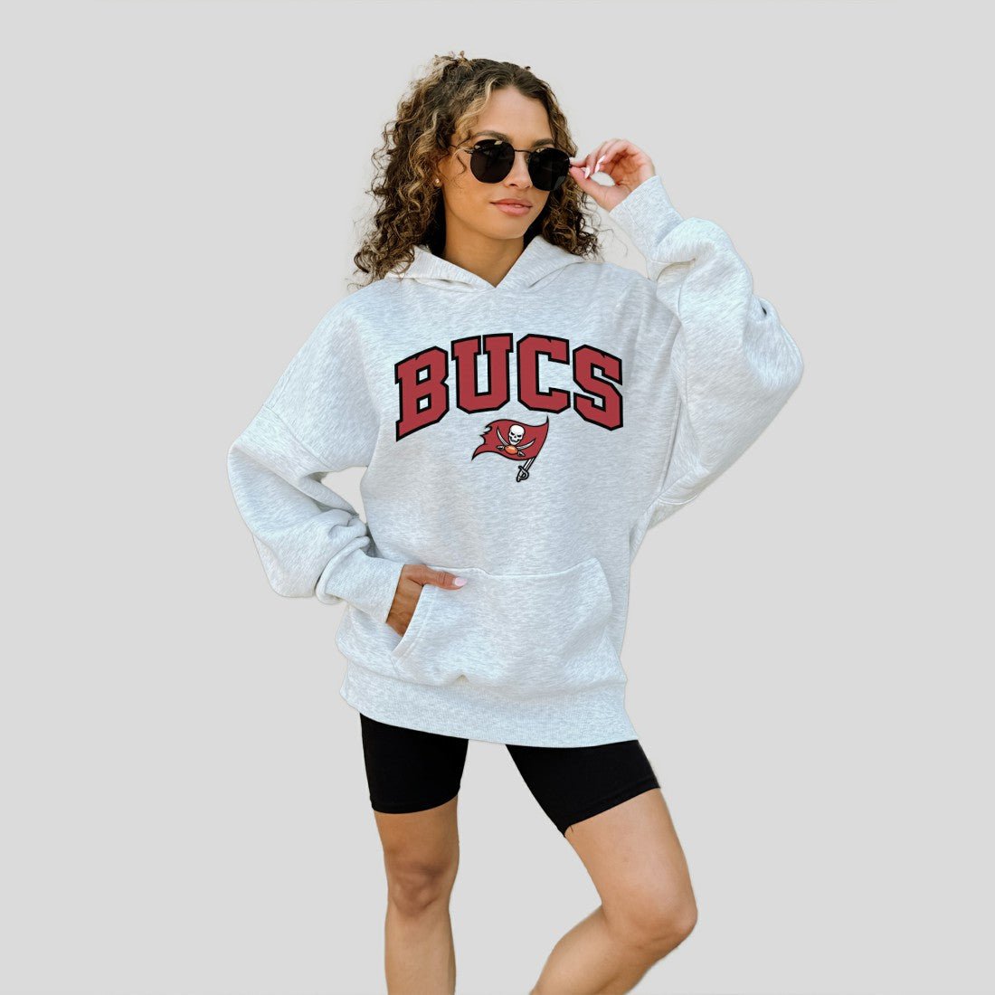 Tampa Bay Buccaneers Gameday Couture Women's Fan Edition Premium Weight Hoodie - Ash outlet