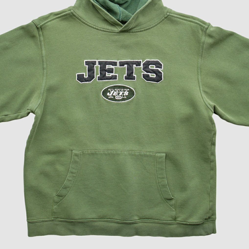 New York Jets Reebok 2000s Pullover Sweatshirt - Green Vintage for sale