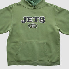 New York Jets Reebok 2000s Pullover Sweatshirt - Green Vintage for sale