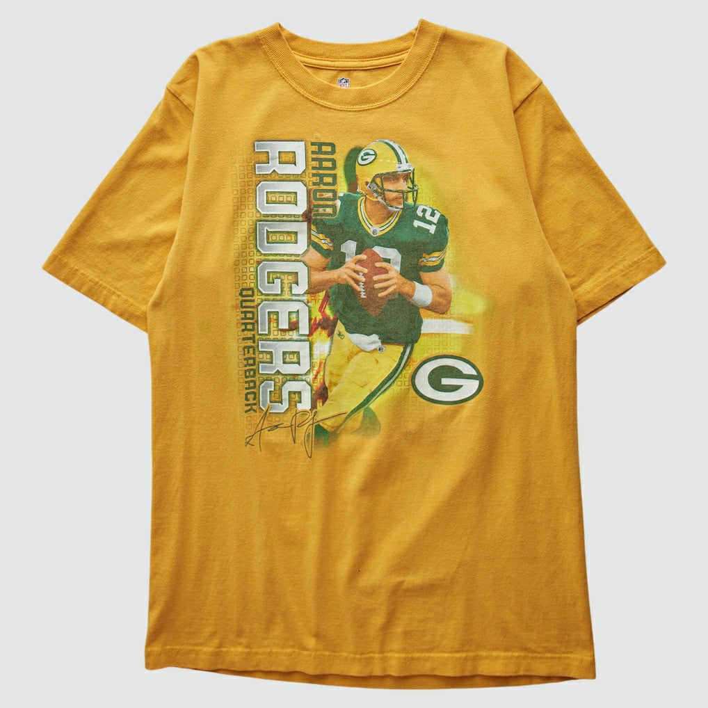 Green Bay Packers NFL 2010s T-Shirt - Yellow Vintage sale