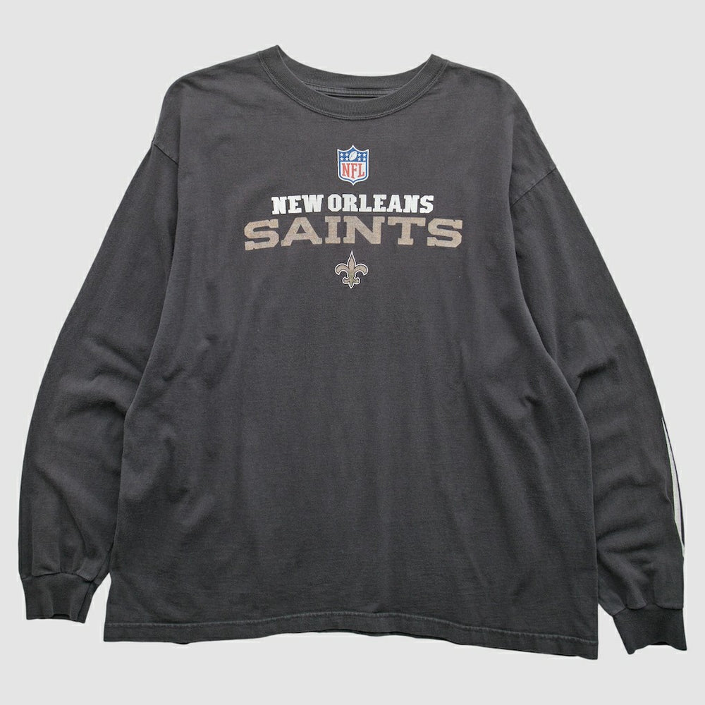 New Orleans Saints 2000s Long Sleeve T-Shirt - Black Vintage discount