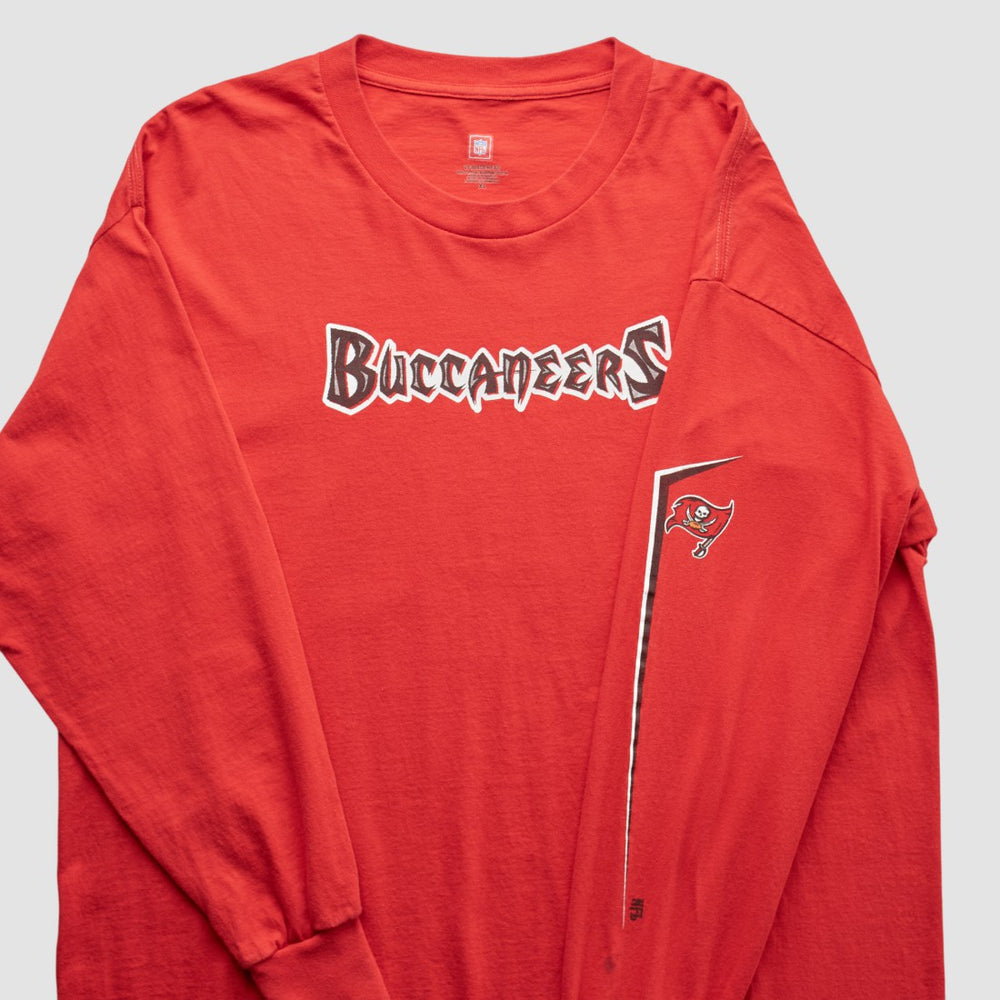 Tampa Bay Buccaneers NFL 2000s Long Sleeve T-Shirt - Red Vintage outlet