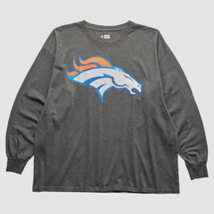 Denver Broncos 2010s Long Sleeve T-Shirt - Dark Heather Gray Vintage cheap