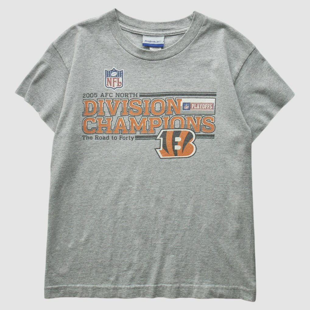 Cincinnati Bengals Reebok 2005 T-Shirt - Gray Vintage discount