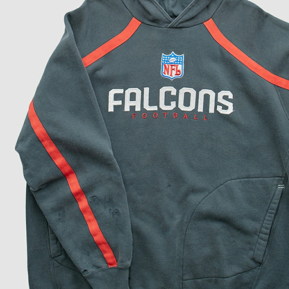 Atlanta Falcons Reebok 2000s Pullover Sweatshirt - Charcoal Vintage on sale