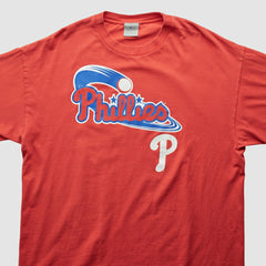 Philadelphia Phillies 2000s T-Shirt - Red Vintage