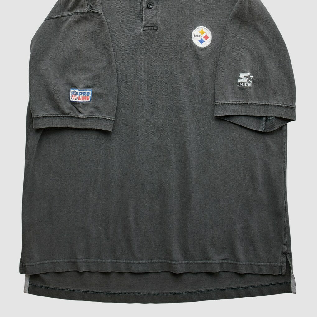 Pittsburgh Steelers Starter 90s T-Shirt - Black Vintage online
