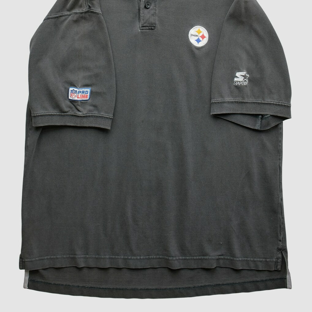 Pittsburgh Steelers Starter 90s T-Shirt - Black Vintage online
